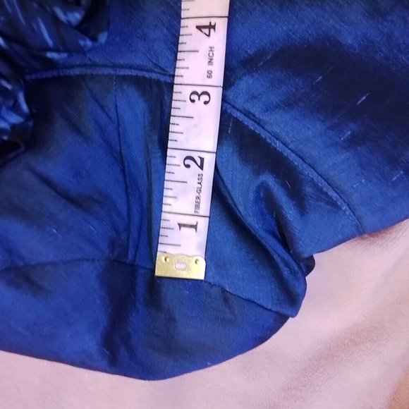 Blues Roses One Of A Kind Silk Washable Hat Large Rim That Stays Up K - Picture 4 of 16